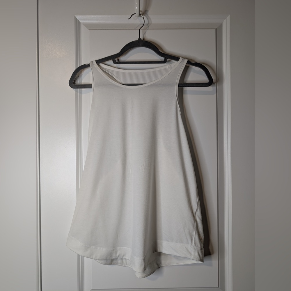 Sweaty Betty Breathe Easy Mesh Run Tank Top White Size XL